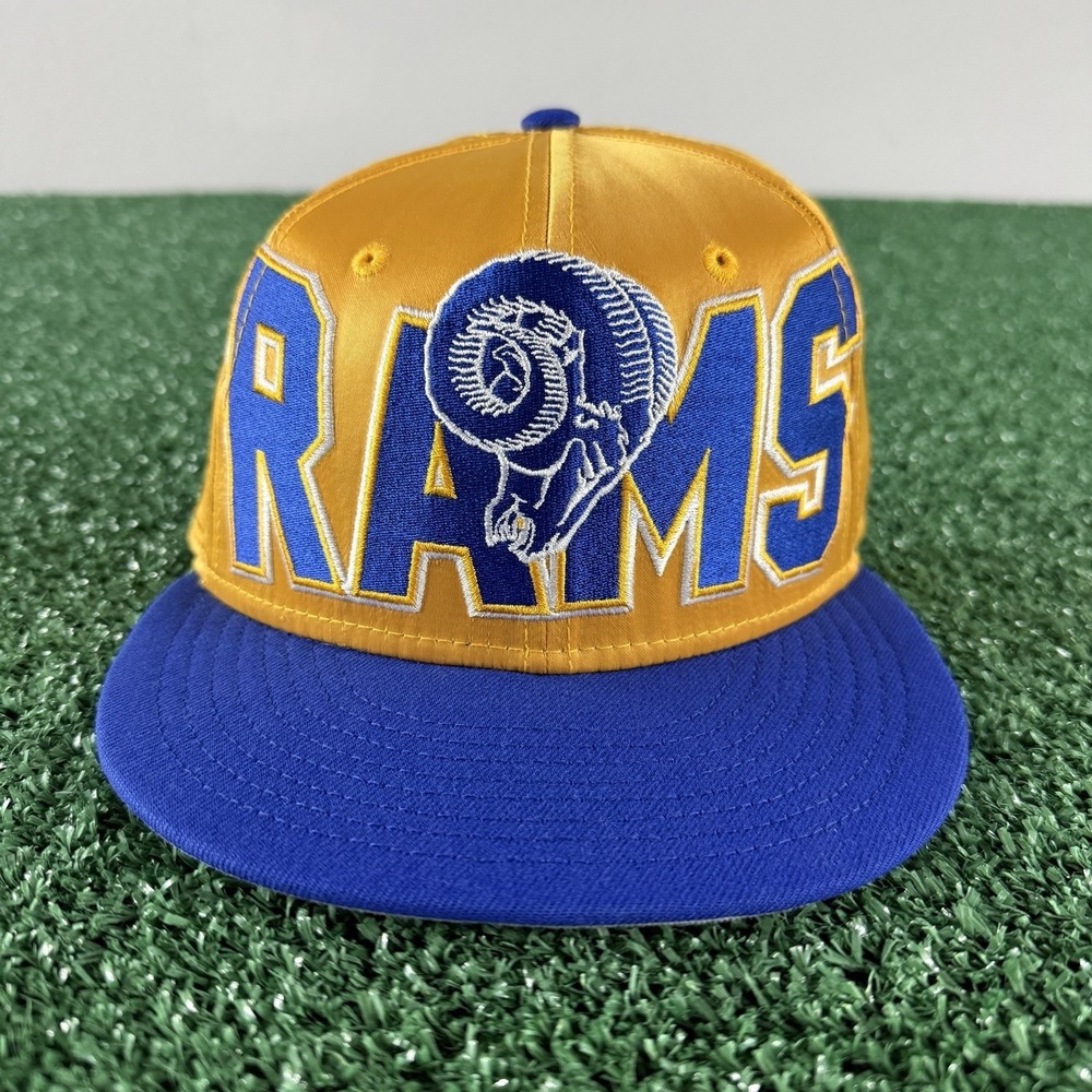 New Era Los Angeles Rams Satin 59FIFTY Fitted Hat Size 7